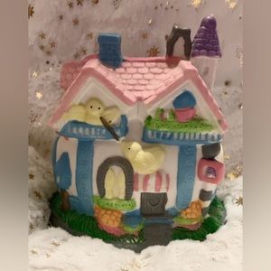 Painted Ceramic Easter Village Decor